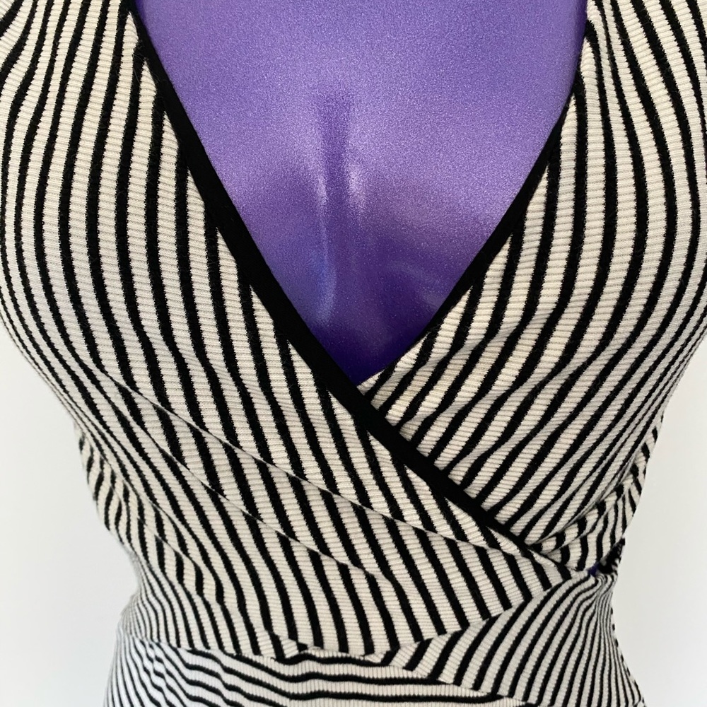 Black & White Striped Dress - Picture 3 of 7
